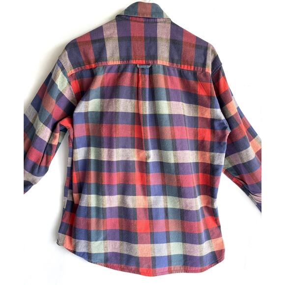Boston Traders Vintage 90s Men's Flannel Long Sleeve Shirt Size XL - Picture 6 of 6